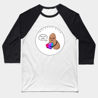 Androgyne Pride: Inclusive Bean Baseball T-Shirt